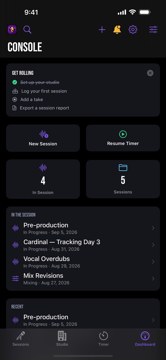 Dashboard